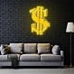Dollar Sign Graffti Neon Sign X Acrylic Artwork