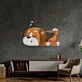 Dog Falling Asleep Led Neon Sign Light Pop Art