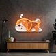 Dog Falling Asleep Led Neon Sign Light Pop Art