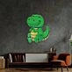 Dinosaur Clapping Led Neon Sign Light Pop Art