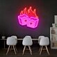 Dice Love Led Neon Acrylic Artwork