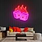 Dice Love Led Neon Acrylic Artwork