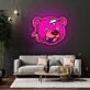 Dead Bear Cartoon Neon Sign X Acrylic Artwork