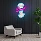 David Statue Neon Sign X Acrylic Artwork