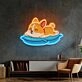 Cute Cat Chilling Led Neon Sign Light Pop Art