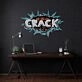 Crack Led Neon Acrylic Artwork