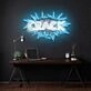 Crack Led Neon Acrylic Artwork