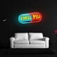 Chill Pill Neon Sign X Acrylic Artwork
