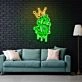Cash Is King Neon Sign X Acrylic Artwork