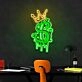 Cash Is King Neon Sign X Acrylic Artwork