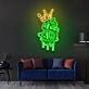Cash Is King Neon Sign X Acrylic Artwork