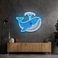 Baby Whale Spout Led Neon Sign Light Pop Art