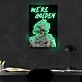 Were Golden Neon X Acrylic Artwork