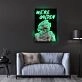 Were Golden Neon X Acrylic Artwork