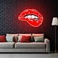 Taste Of Your Lips Neon X Acrylic Artwork
