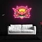 Lotus Flower Neon X Acrylic Artwork