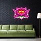 Lotus Flower Neon X Acrylic Artwork