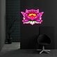 Lotus Flower Neon X Acrylic Artwork