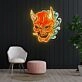 Hannya Mask Neon X Acrylic Artwork