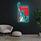 Freedom Neon X Acrylic Artwork
