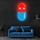 Chill Pill Neon X Acrylic Artwork