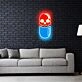 Chill Pill Neon X Acrylic Artwork