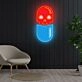 Chill Pill Neon X Acrylic Artwork