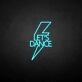 'Let's dance' neon sign