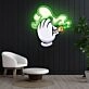 Blaze It Neon X Acrylic Artwork