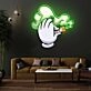 Blaze It Neon X Acrylic Artwork