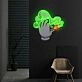 Blaze It Neon X Acrylic Artwork