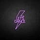 'Let's dance' neon sign