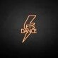 'Let's dance' neon sign