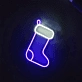 Festive Stocking Glow Neon Sign