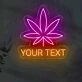 Customize  Herb Haven Leaf Neon Sign