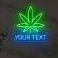 Customize  Herb Haven Leaf Neon Sign
