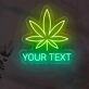 Customize  Herb Haven Leaf Neon Sign