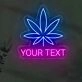 Customize  Herb Haven Leaf Neon Sign