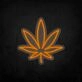 Herb Haven Leaf Neon Sign