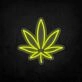 Herb Haven Leaf Neon Sign