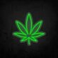 Herb Haven Leaf Neon Sign