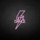 'Let's dance' neon sign