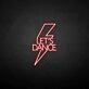 'Let's dance' neon sign