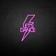 'Let's dance' neon sign