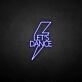 'Let's dance' neon sign