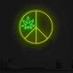 High Life Glow Leaf Neon Sign