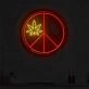 High Life Glow Leaf Neon Sign