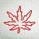 Stoner's Delight Leaf Neon Sign