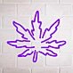 Stoner's Delight Leaf Neon Sign