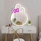 Bunny Glow LED Mirror Neon Light